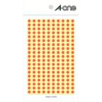 #3M A-one [[TM сверху ]] цвет этикетка круглый 5mmΦ оранжевый (9 листов входит ) 07065(8066584)