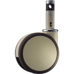 ■ハンマー セントラルロック付双輪旋回式ウレタン車輪 125mm アイボリー 707KFA3125(8141684)[送料別途お見積り][法人限定][掲外取寄]