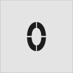 #IM stencil O знак размер 100×65mm ASTO10065(8186099)