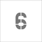 #IM stencil магнит 6 знак размер 50×40mm ASTM65040(8364175)