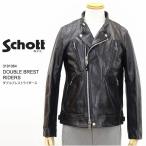 20％OFF　SCHOTTショット3101048DOUBLEBRESTRIDERSJACKETダブルブレストライダースジャケットブルゾンレザーメンズ本革革ジャン 252