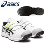 ショッピングアシックス 安全靴 アシックス(asics) 安全靴 ウィンジョブ CP215 1273A079.100 カラー：ホワイト×ブラック 作業靴・ローカット・3E相当【在庫有り】