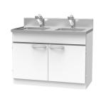 �������(AS ONE) ��������ӥͥå�(����) ���֥� 1200��600��1050mm SL-S12 [�Ŀ��������Բ�]