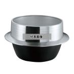 アルミイモノ 豊年釜 (中釜) 40cm 34L 釜上:φ400・全高:H300  炊飯器/スープジャー No.0148500