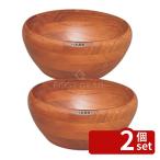 【2個セット】スワンソン商事 木製 サラダボール SL-150B  和/洋/中 食器 No.1080700
