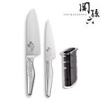 貝印 関孫六 匠創 小三徳145mm&ペティ120mm&ダイヤモンドセラミックシャープナー [Original SET]【在庫有り】