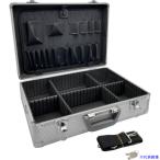 ショッピングTRUSCO ■TRUSCO アルミケース 片開き 440X313X128 シルバー TAC15(3895521)