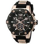 [インヴィクタ]Invicta 腕時計 Speedway Quartz Chronograph Black Dial Rubber Strap Wat