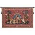 Desire a mon seul desir european tapestry - 38 in. x 27 in. cottonampviscos
