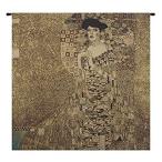 Portrait of adele bloch bauer by klimt european tapestry - 28 in. x 28 in.