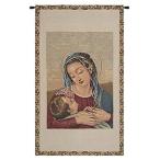 Our lady of divine providence european tapestries - 20 in. x 35 in. cotton/