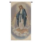 Miraculous madonna european tapestries - 22 in. x 43 in. cotton/viscose//go