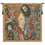Vergini by klimt european tapestries - 17 in. x 16 in. cotton/polyester//vi