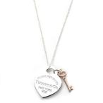 ティファニー Tiffany &amp; Co. RTT リターン トゥ ティファニー Tiffany &amp; Co. ハート キー ペンダント ネックレス ミディアム SS/RUBEDO 30971531