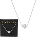 ジバンシー GIVENCHY 792565-1 ファイアーボール クリスタル ペンダント シルバー ネックレス レディース