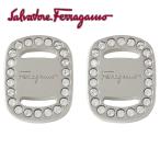 サルバトーレフェラガモ Salvatore Ferragamo 717136 760224 002 ヴァラ クリスタル パヴェ スタッド ピアス シルバー レディース アクセサリー