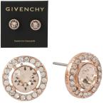 ジバンシー GIVENCHY 12337055-3 スワロフスキークリスタル パヴェ スタッド ピアス ローズゴールド レディース