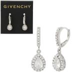 ジバンシー GIVENCHY 351180-1 クリスタル パヴェ ドロップ ピアス シルバー レディース