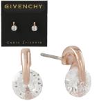 ジバンシー GIVENCHY 461140-3 クリスタル アクセント スタッド ピアス ローズゴールド レディース
