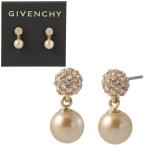ジバンシィ GIVENCHY 2470575-2 パール ファイアーボール クリスタル ドロップ ピアス ピンクゴールド/ゴールド レディース