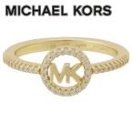 マイケルコース MICHAEL KORS MKC1250AN710504 MKロゴ パヴェ サークル リング 指輪 日本サイズ11.5号 US6 MKC1250AN710-6 ゴールド