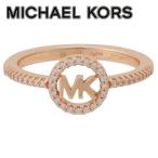 マイケルコース MICHAEL KORS MKC1250AN791504 MKロゴ パヴェ サークル リング 指輪 日本サイズ11.5号 US6 MKC1250AN791-6 ローズゴールド