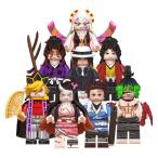 《8体セット》<メール便可185円>【鬼滅の刃】 ミニフィギュア  ブロック レゴ互換  WM6138