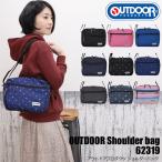 アウトドア ショルダーバッグ レディース 斜めがけ outdoor ミニショルダー ナイロン ミニポシェット 肩掛けバッグ メンズ 62319 軽量