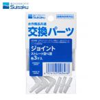 パケパフ350円水作　交換パーツ　ジョイント　ストレート型・L型　各3ヶ入り