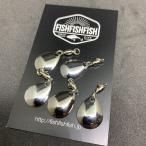 コロラドブレード 5枚セット Mサイズ シルバー / ルアーアクセサリー メタルジグ スピナー スピンテール用 ブレードチューン