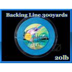 フライ用 バッキングライン 少し長めの 300yard Blue 青色 20lbs