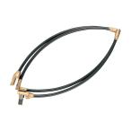 がまかつ がま磯 タモ枠四ツ折り・ジュラルミン GM-835 ブラック×ゴールド 45cm