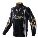  Gamakatsu 2WAY принт Zip рубашка GM-3734 черный M размер / одежда gamakatsu (+5)