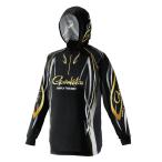  Gamakatsu 2WAY принт Zip рубашка f-tiGM-3736 черный 3L размер / одежда / gamakatsu
