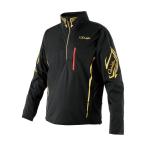  Gamakatsu тянуть over Zip рубашка GM-3794 черный × Gold M размер / gamakatsu