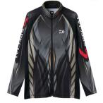  Daiwa DE-7225 специальный длинный рукав полный Zip рубашка тормозные колодки черный XL размер (+5)