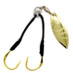 リトルジャック フラッターアシスト 2個入 Mサイズ #01 ゴールド / ルアー フック 針 / 釣具 / メール便可 (+5)
