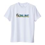 サンライン DRY Tシャツ SUW-15402DT ホワイト LLサイズ / sunline