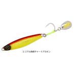 ハヤブサ ジャックアイ サワラスピン2 40g 3.リアル魚鱗チャートアカキン FS445 / メタルジグ ルアー つり具 メール便可