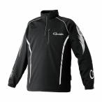 がまかつ 2WAYウォームジップシャツ ブラック×シルバー GM3766 (防寒着 長袖シャツ ミドラー)【送料無料】