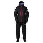 ダイワ PVCオーシャンレインスーツ ブラック 2XL DR-9024 (レインウェア レインスーツ 上下セット)【送料無料】