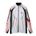  Daiwa специальный длинный рукав полный Zip рубашка белый DE-7225 ( рыбалка рубашка футболка )
