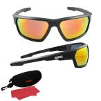 ラパラ 偏光サングラス サイトギア FCシリーズ 94ORE マットブラック×オレンジリーボミラー RSG-FC94ORE (偏光サングラス 偏光グラス 釣り メンズ)