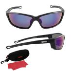 ラパラ 偏光サングラス サイトギア FCシリーズ 95GEE マットブラック×グリーンミラー RSG-FC95GEE (偏光サングラス 偏光グラス 釣り メンズ)