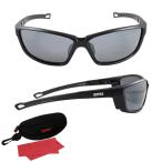 ラパラ 偏光サングラス サイトギア FCシリーズ 95SCE マットブラック×クロームミラー RSG-FC95SCE (偏光サングラス 偏光グラス 釣り メンズ)