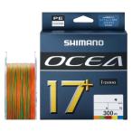 シマノ オシア17+ PE 10m×5カラー 8号〜12号 300m LD-A71Y (ソルトライン PEライン 釣り糸)【送料無料】