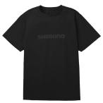 シマノ ドライロゴTシャツ ブラック SH-021Z (フィッシングシャツ Tシャツ)