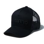 シマノ スタンダードメッシュキャップ フルブラック CA-061Y (フィッシングキャップ 帽子 釣り)