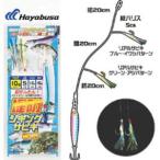 ハヤブサ 堤防ジギングサビキセット 2本鈎 HA280 20g (サビキ釣り 仕掛けセット ジグサビキ) ゆうパケット可