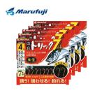 まるふじ 改良トリック7 朱塗 P-571 ５枚セット！ (サビキ仕掛け トリックサビキ 釣りエサ サビキ釣り 堤防釣り) ゆうパケット可